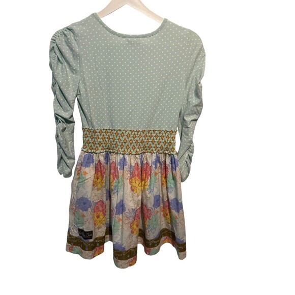 Matilda Jane Girls' Sitting Pretty Dress  Polka Dot Floral Size 12 EUC - Picture 7 of 12